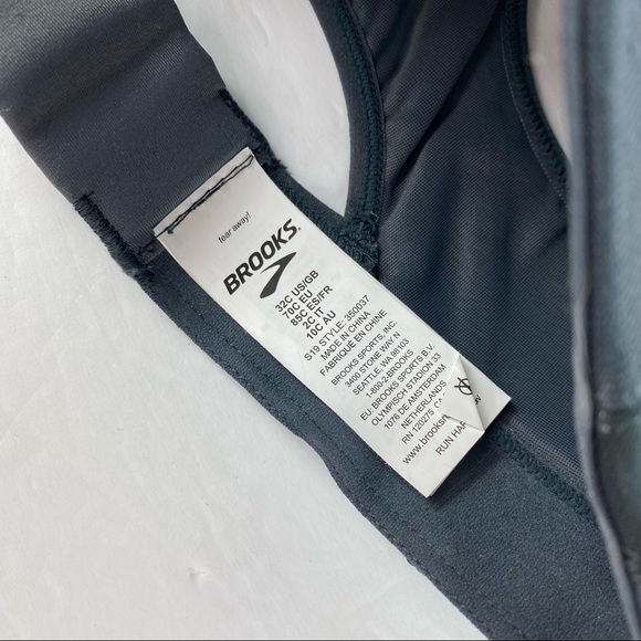 BROOKS Moving Comfort 32C Sports Bra Racerback - Picture 5 of 5